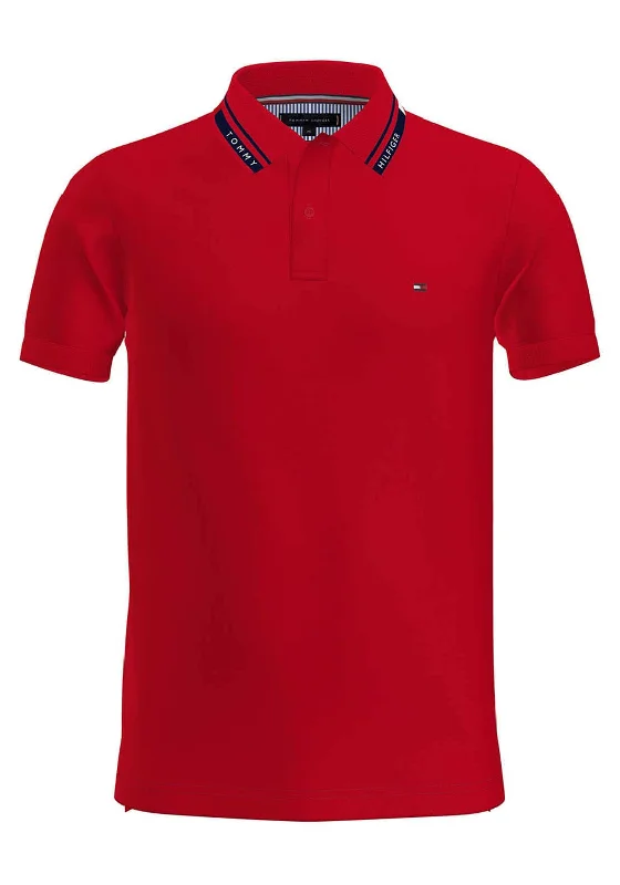 Bargain Alert Tommy Hilfiger 1985 Hilfiger Collar Polo Shirt, Primary Red