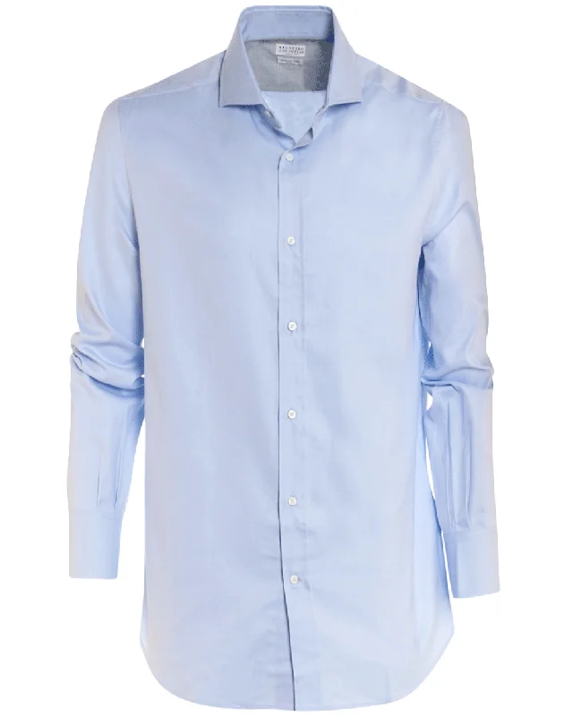 While Supplies Last Azzurro Cotton Sportshirt
