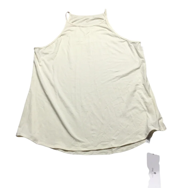 Value Pack Athletic Tank Top By Cmc In Cream, Size: Xl