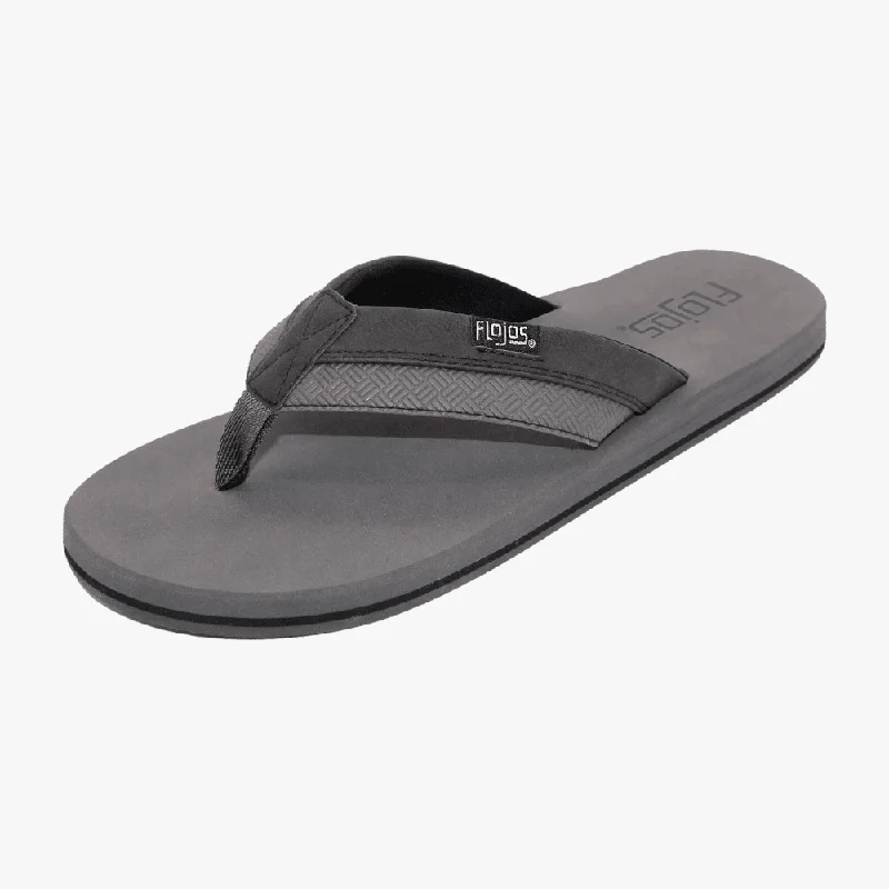 Weekend Deals That Please Flojos Mens Ryan Sandal Gray