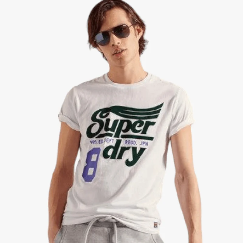 Weekend Savings Sensation Superdry Mens Collegiate Graphic Short Sleeve Tee Brilliant White Weekend Savings Sensation Superdry Mens Collegiate Graphic Short Sleeve Tee Brilliant White