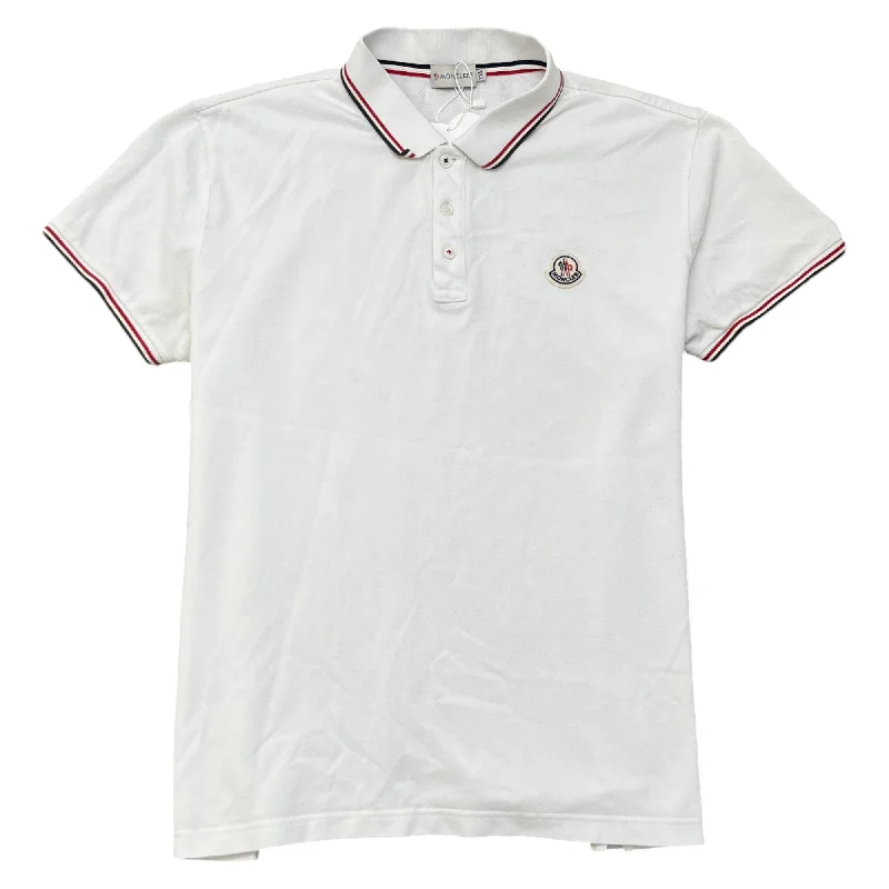 Men's Maglia Polo Shirt White Size XXL