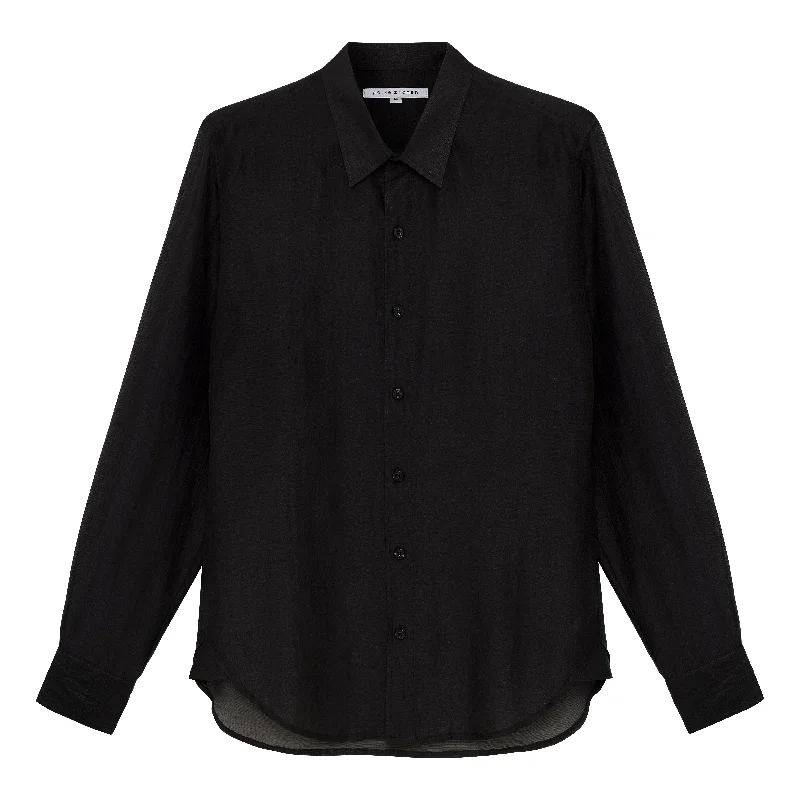 Price Drop HOLIDAY EXCLUSIVE- Onyx Tencel Voile Lowell  Shirt