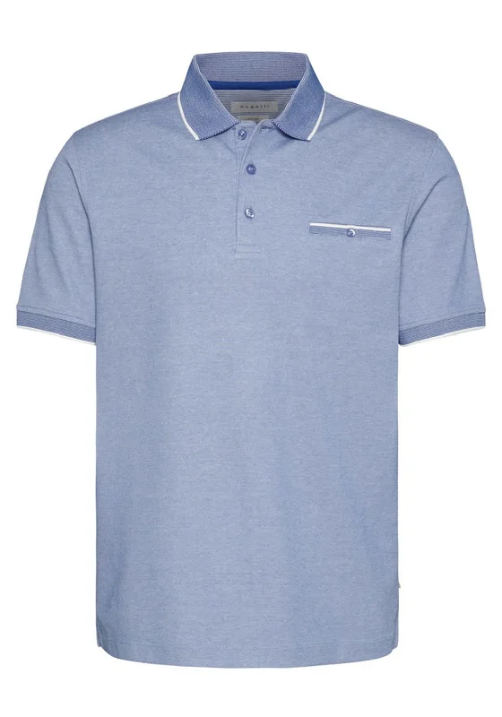Special Price Bugatti Polo Short Sleeve Top, Blue