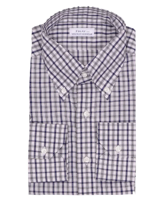 Blue Plaid Boston Sportshirt