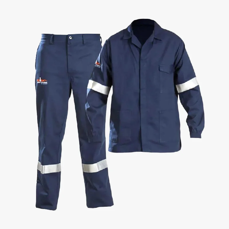 Fmt D59 Flame & Acid 2 Pc Suit Navy