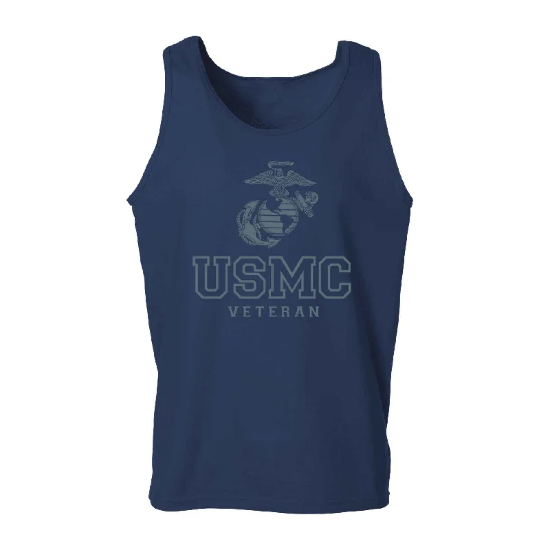 Deal Frenzy USMC Veteran Tonal Tank Top