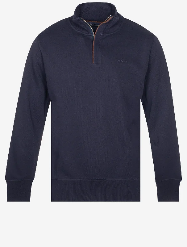 Sacker Half Zip Abendblau