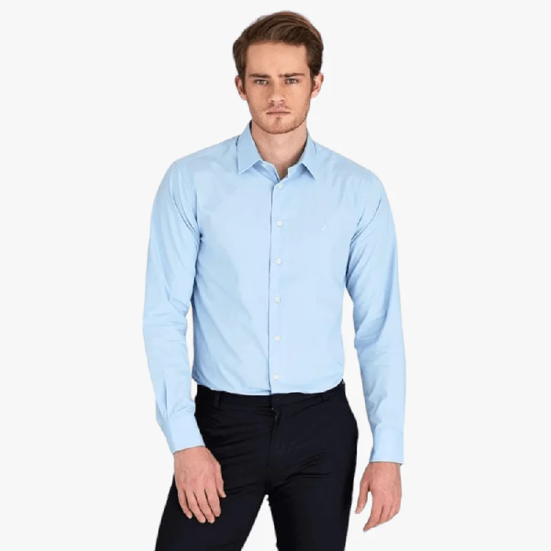 Weekend Flash Sale Polo Mens Relax Fit Work Shirt Sky Blue