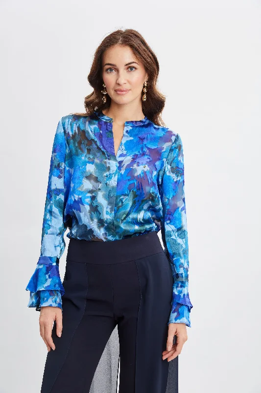 Hot Buy Etched Garden Printed Shirt