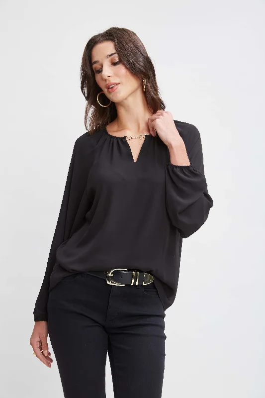 Weekend Specials You Can't Miss T-Tahari Keyhole Detail Shirt