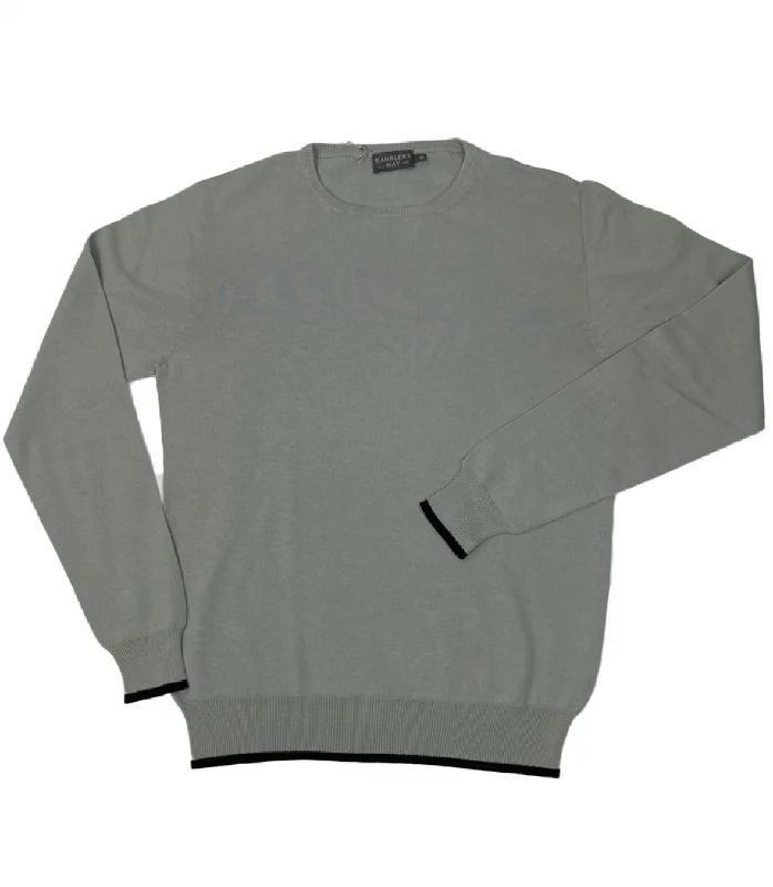 Super Bargain USA Crew Neck Wool Sweater