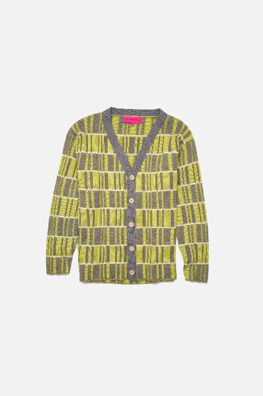 Exclusive Online Offer Variegated Plaid Cardigan