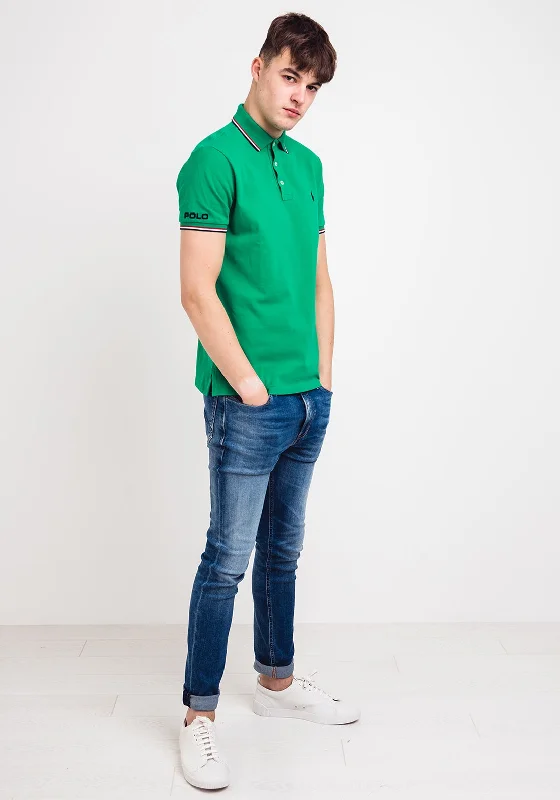 Best Deals Ralph Lauren Mens Tipped Polo Shirt, Green