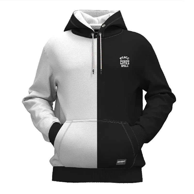 Fantastic Offers Peace Begins With A Smile Hoodie