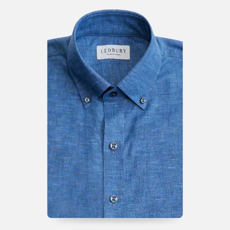 The Medium Blue Sandoval Oxford Chambray Custom Shirt