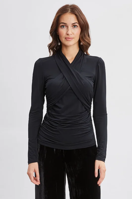 Weekend Price Cuts Galore Crossover Ruched Knit