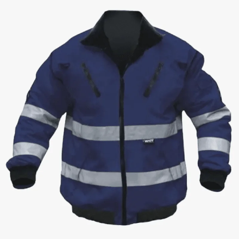 Discount Deals Brands Corporate Bunny Jacket With Reflector Navy Silver