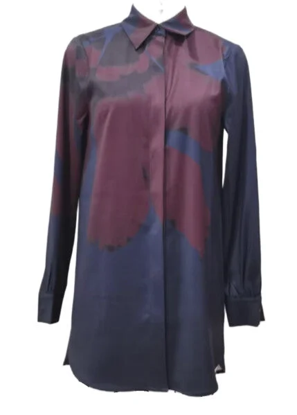 Weekend Bargains to Savor Large Flower Print Shirt Dress