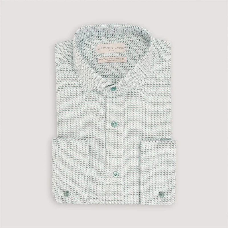 Weekend Discounts to Love The Oliver Dress Shirt | Semi Spread Collar | Angled French Cuff | 100% Cotton