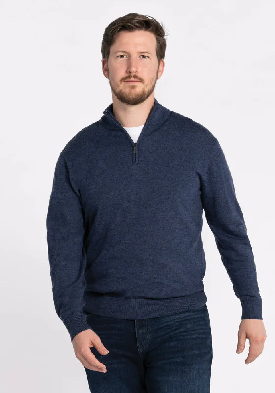 Year-End Sale Enzo Quarter Zip - Twilight Storm