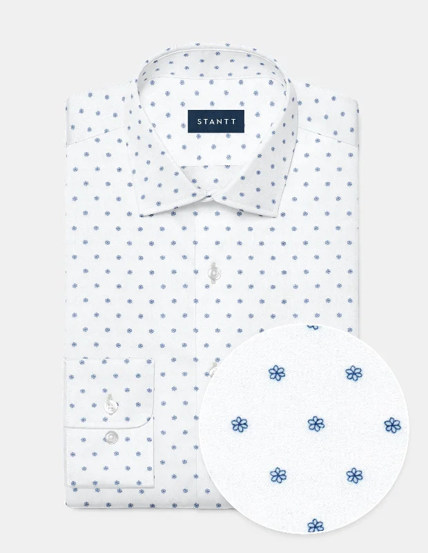 Exclusive Offer Performance Navy Floral Dot Print