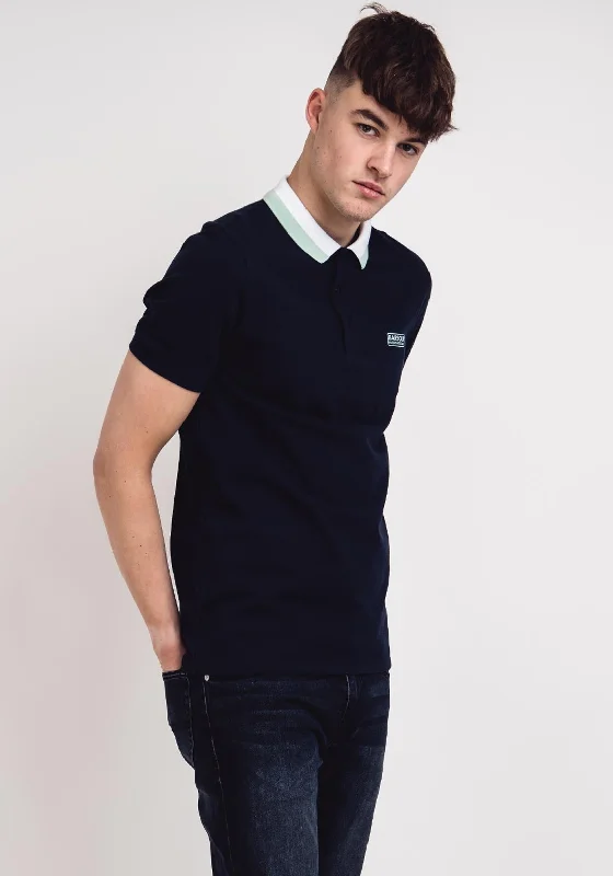 YEAR-End Sale Barbour International Ampere Polo Shirt, Navy