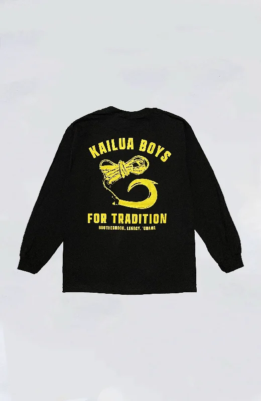 Members Only Kailua Boys - KB For Tradition Heavyweight L/S Tee