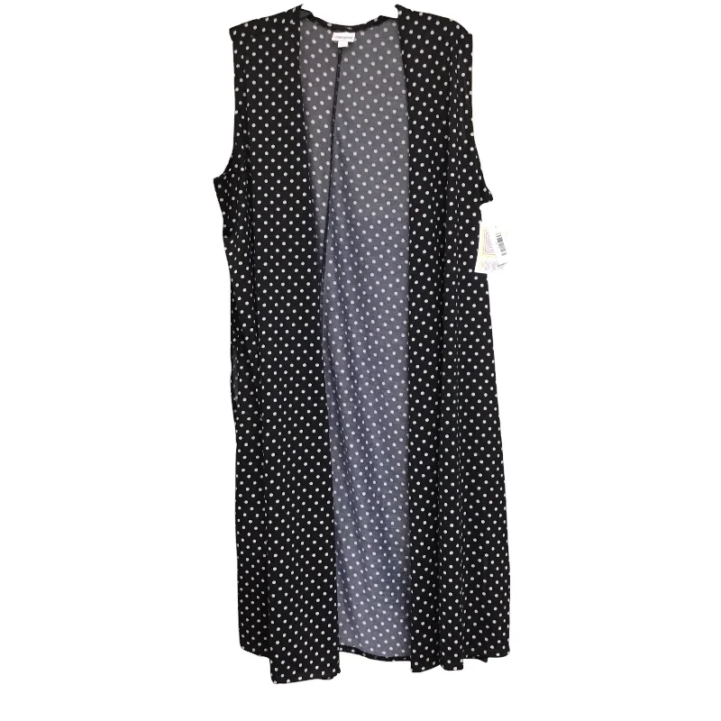 Weekend Special Cardigan By Lularoe In Black & White, Size: Xl