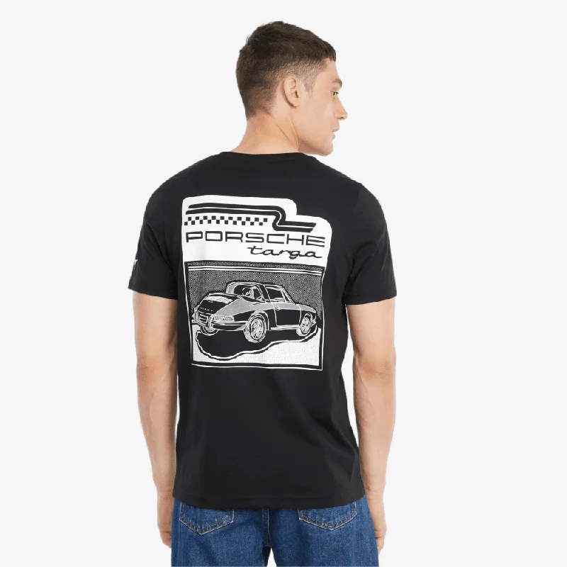 Exclusive Savings Puma Porsche Pl Mens Graphic Short Sleeve Tee Black