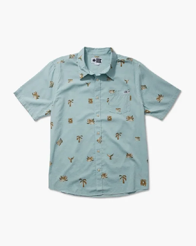 Crazy Savings Salty Crew Short Sleeve Men's Woven Shirts