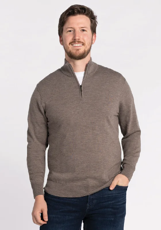 Savings Galore Enzo Quarter Zip - Sable
