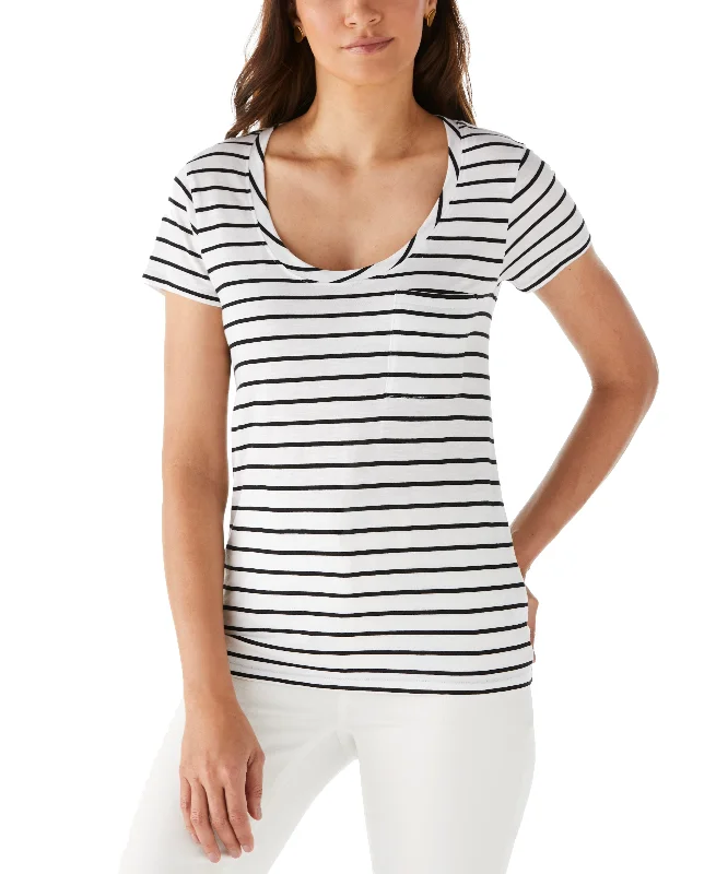 Final Clearance Petite Stripe Slub Tee