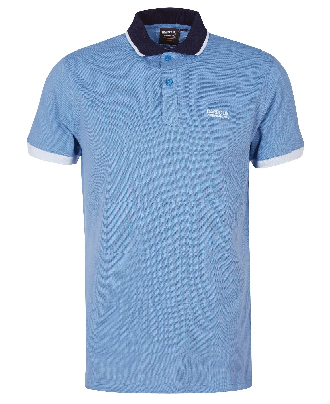 ID70070-Barbour Intl Blue Howall Polo Shirt