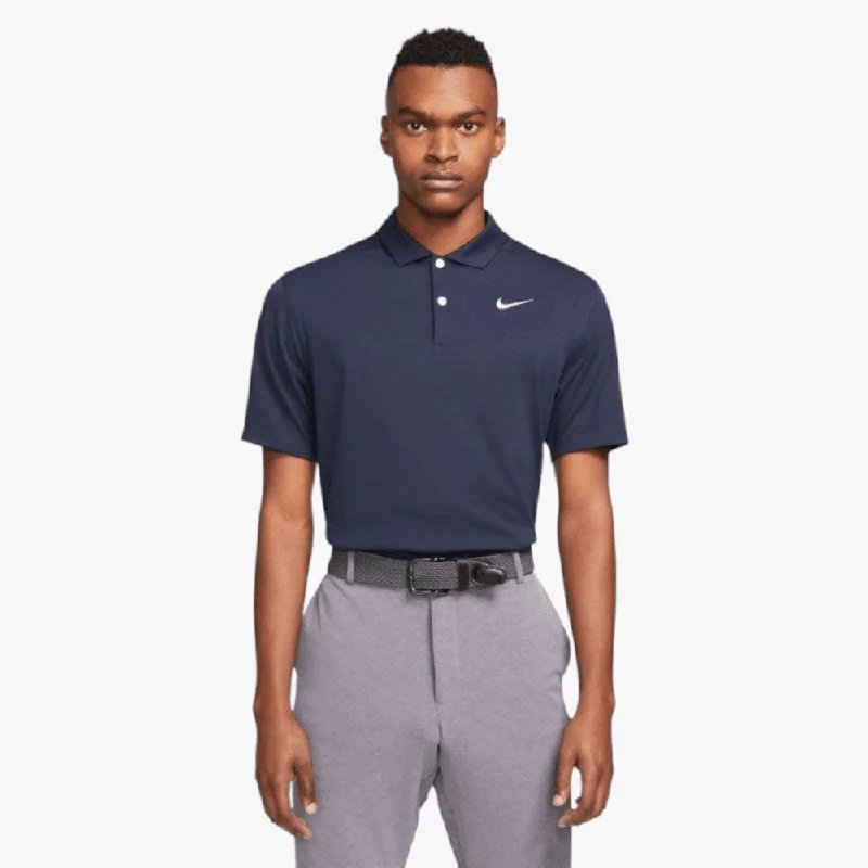 New Markdowns Nike Mens Df Essential Short Sleeve Golfer Navy