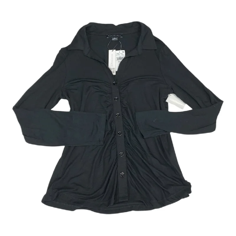Weekend Specials to Celebrate Top Long Sleeve By Sanctuary In Black, Size: L