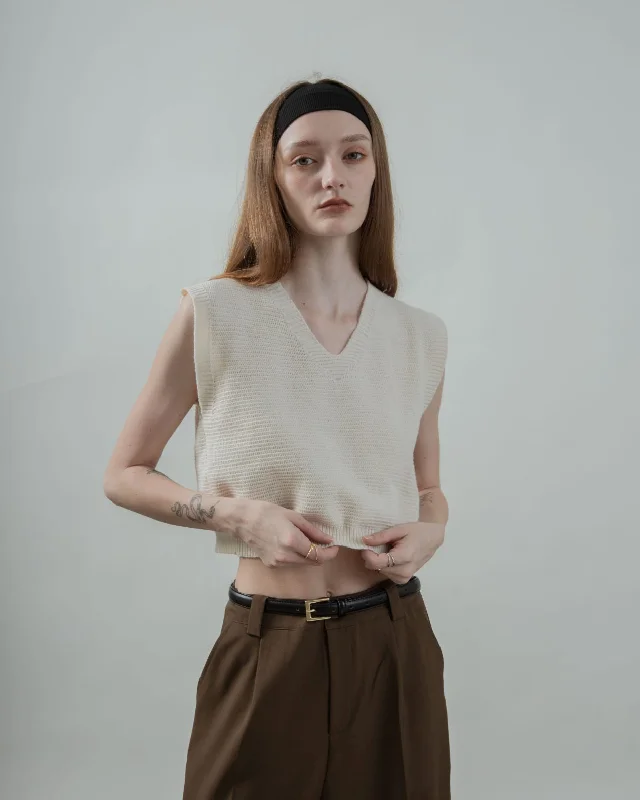 Weekend Discounts to Indulge In Jolene Eco Sleeveless Knit Top (Beige)