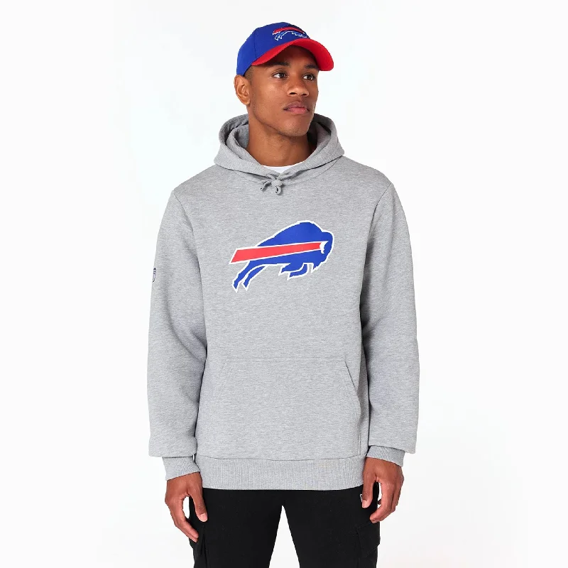 Buffalo Bills NFL Grey Pullover Hoodie