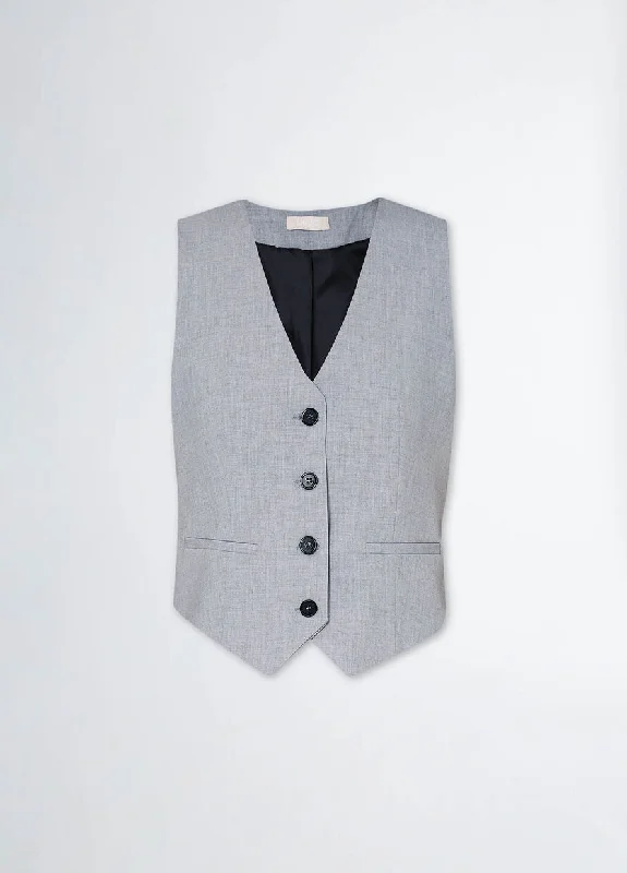Weekend Discounts to Delight Twill waistcoat