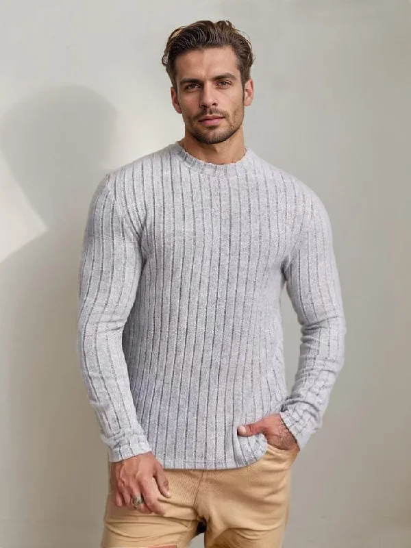 Versatile Stretch Stripe Undershirt