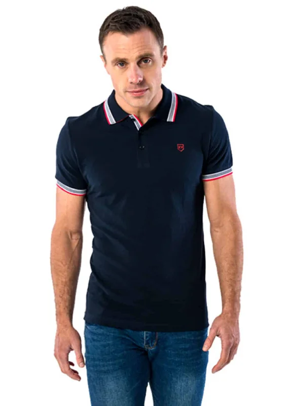 Mega Sale XV Kings by Tommy Bowe Moray Polo Shirt, Ocean Mix