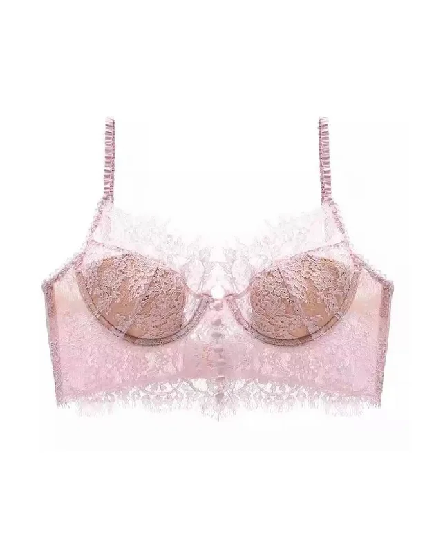Weekend Discounts You Deserve Lower Back Lace Bra Top
