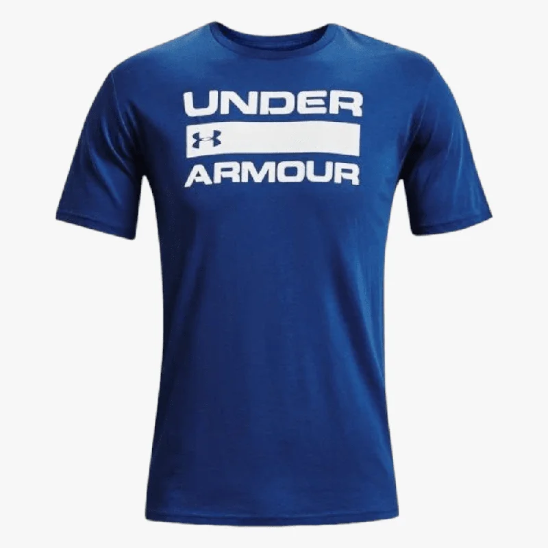 Under Armour Mens Team Issue Wordmark Short Sleeve Tee 432 Blue