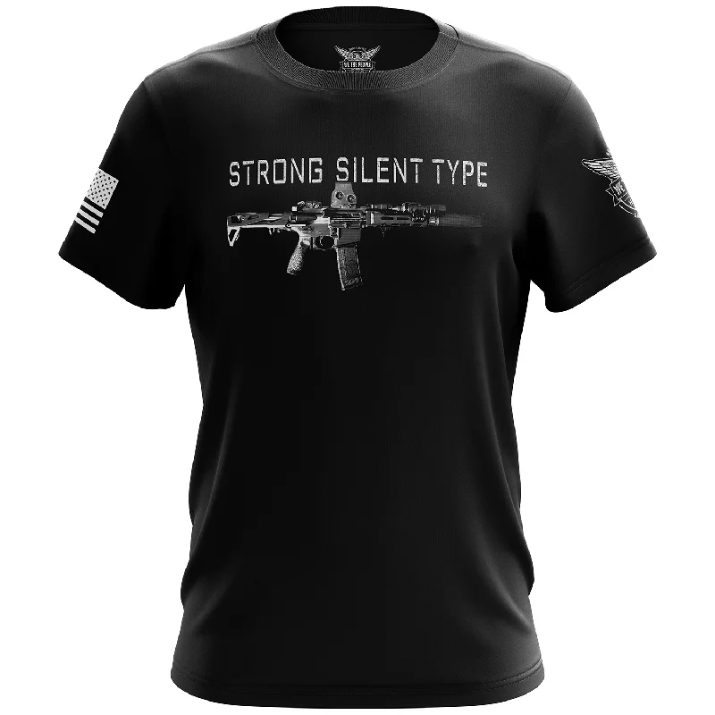 Strong Silent Type Short Sleeve Shirt