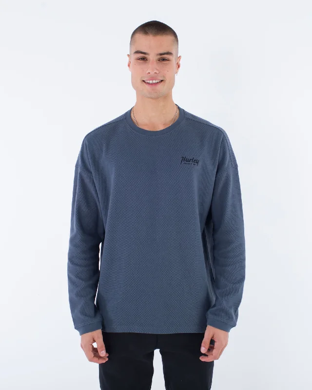 Weekend Savings Sensation Tradesman Thermal Crew Sweatshirt in Iron Ore