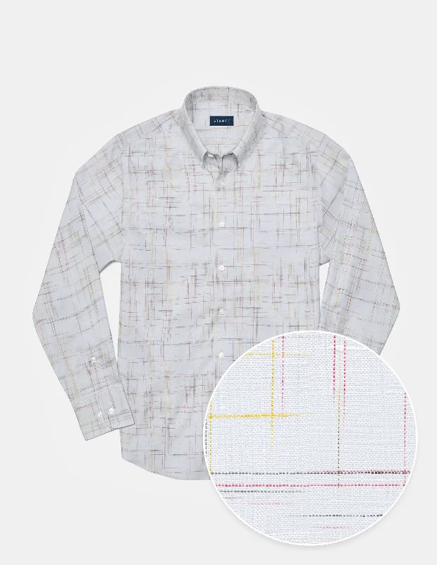 Final Clearance Kentucky Rainbow Linen Plaid