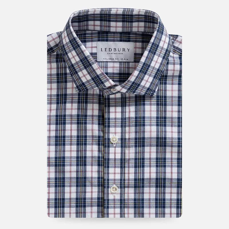 Major Savings The Navy Bennet Plaid Casual Shirt