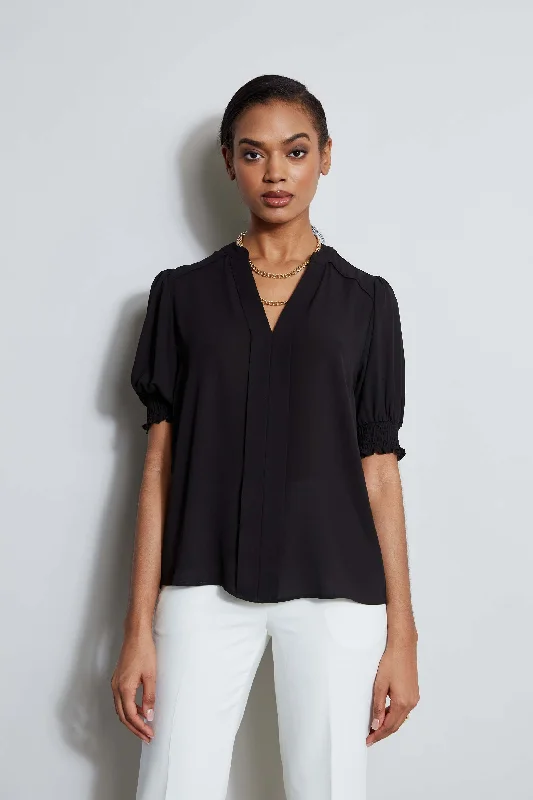 Massive Deal T-Tahari Split Neck Top