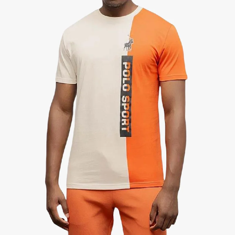Sale Event Polo Mens Sport Cut & Sew Short Sleeve Tee Ecru