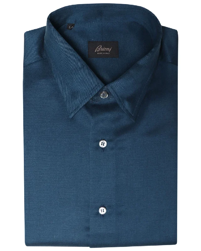 Epic Value Sapphire Blue Silk Blend Sportshirt
